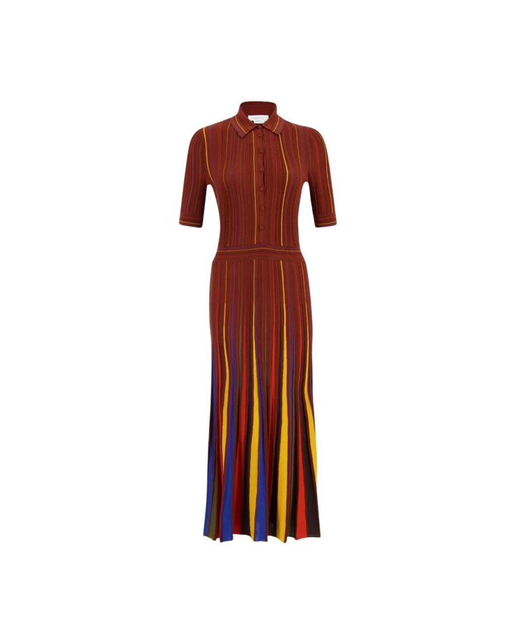Gabriela Hearst Red Knitted Dresses