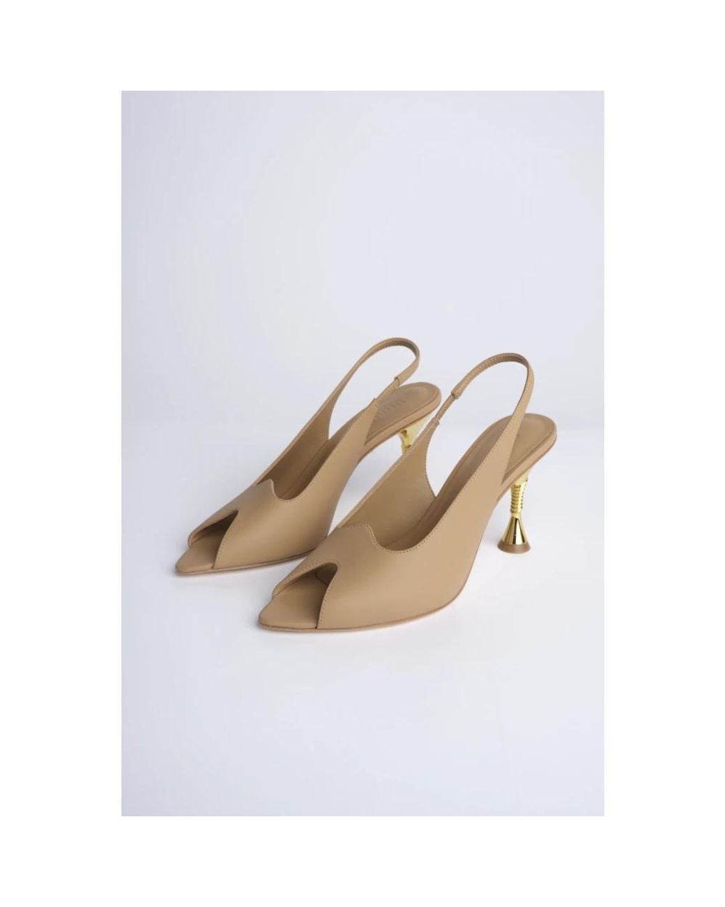 STUDIO AMELIA Natural High Heel Sandals