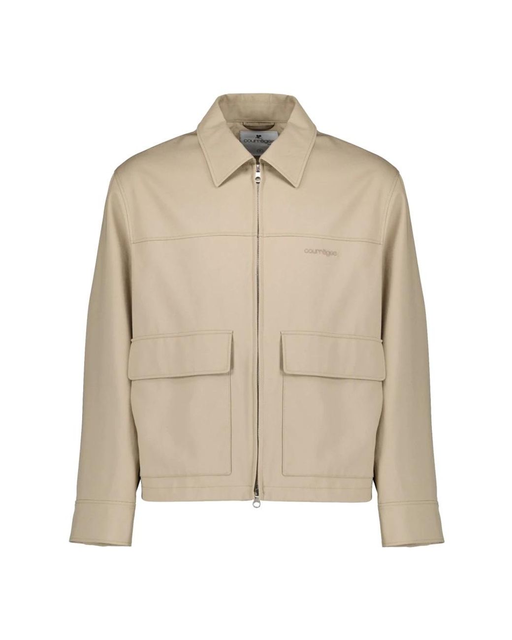 Light Jackets di Courreges in Natural da Uomo