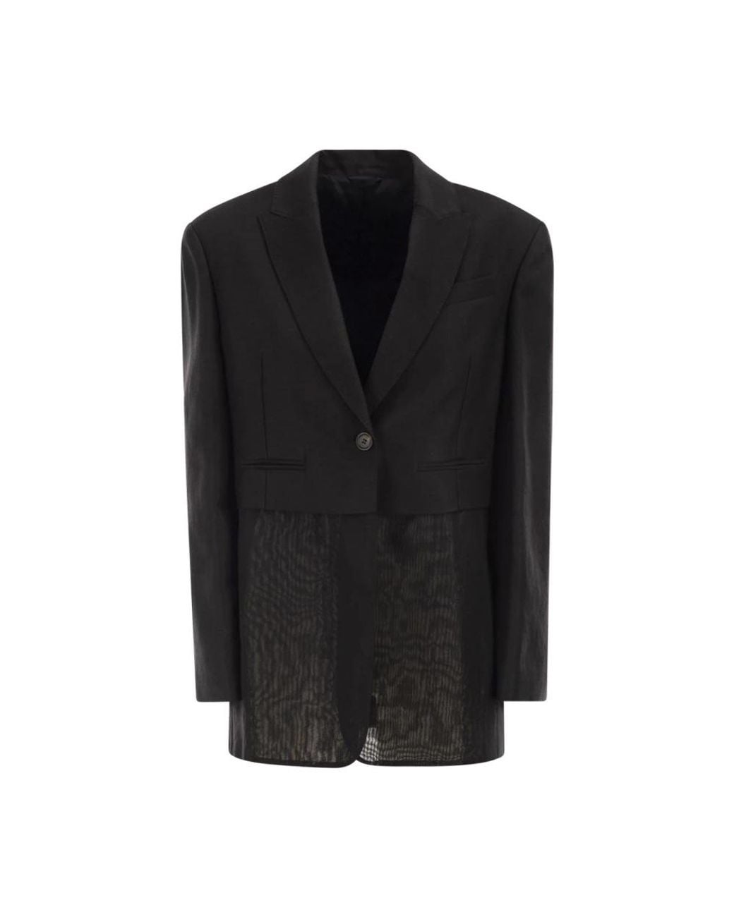 Brunello Cucinelli Black Blazers
