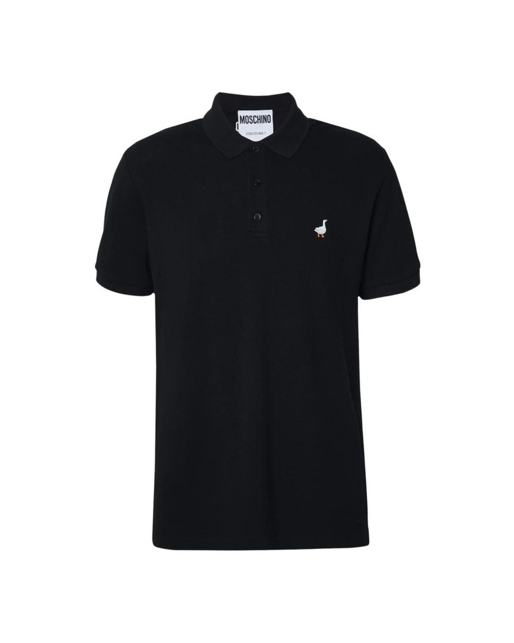 Moschino Black Polo Shirts for men