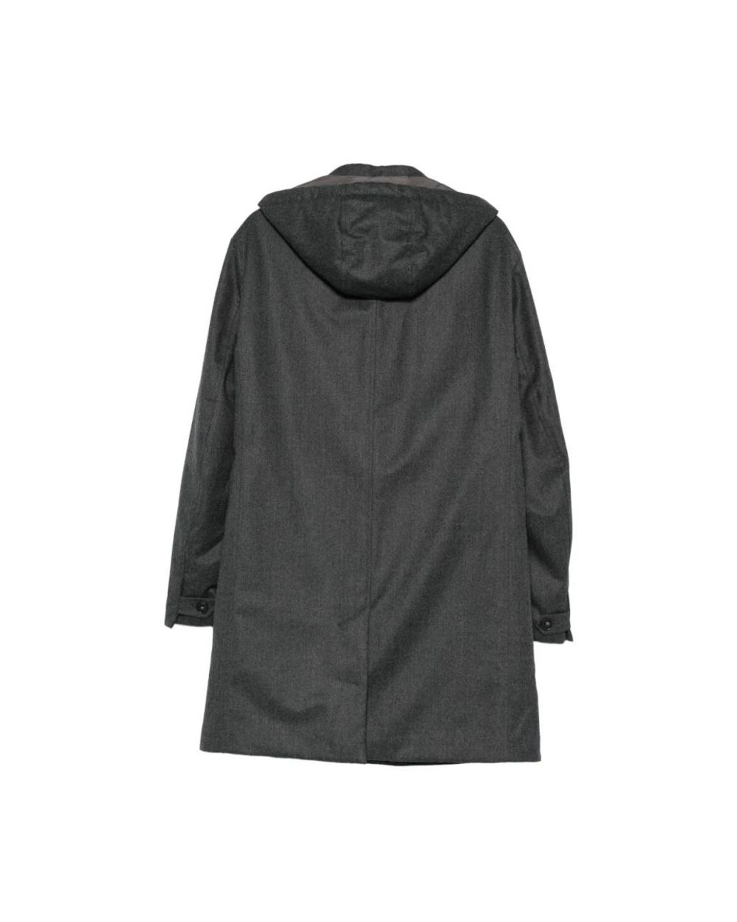 Parkas Canali de hombre de color Gray