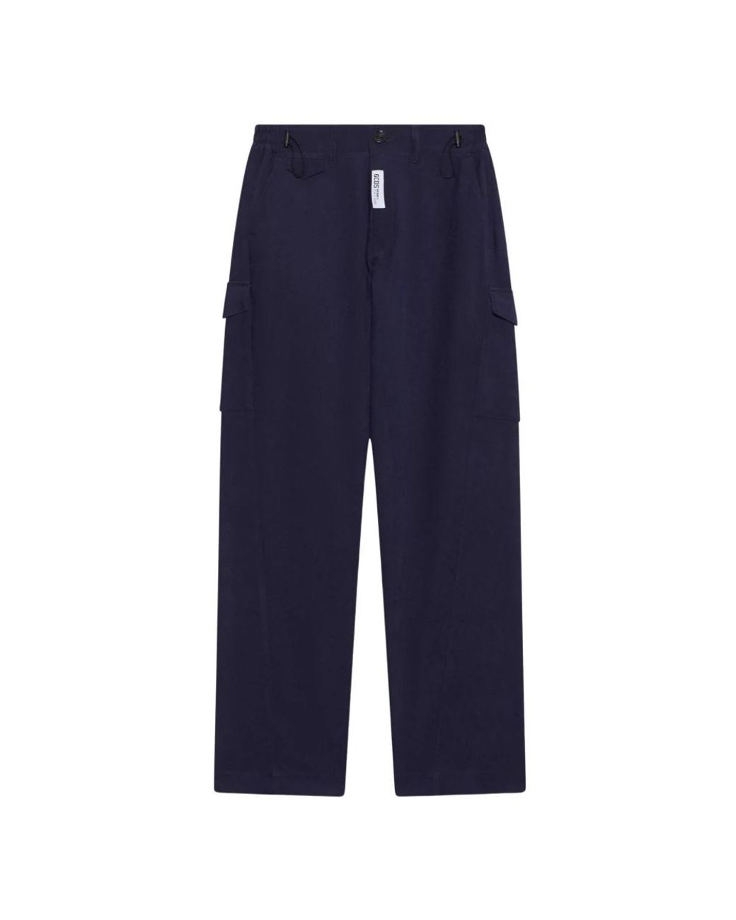 Gcds Blue Straight Trousers for men