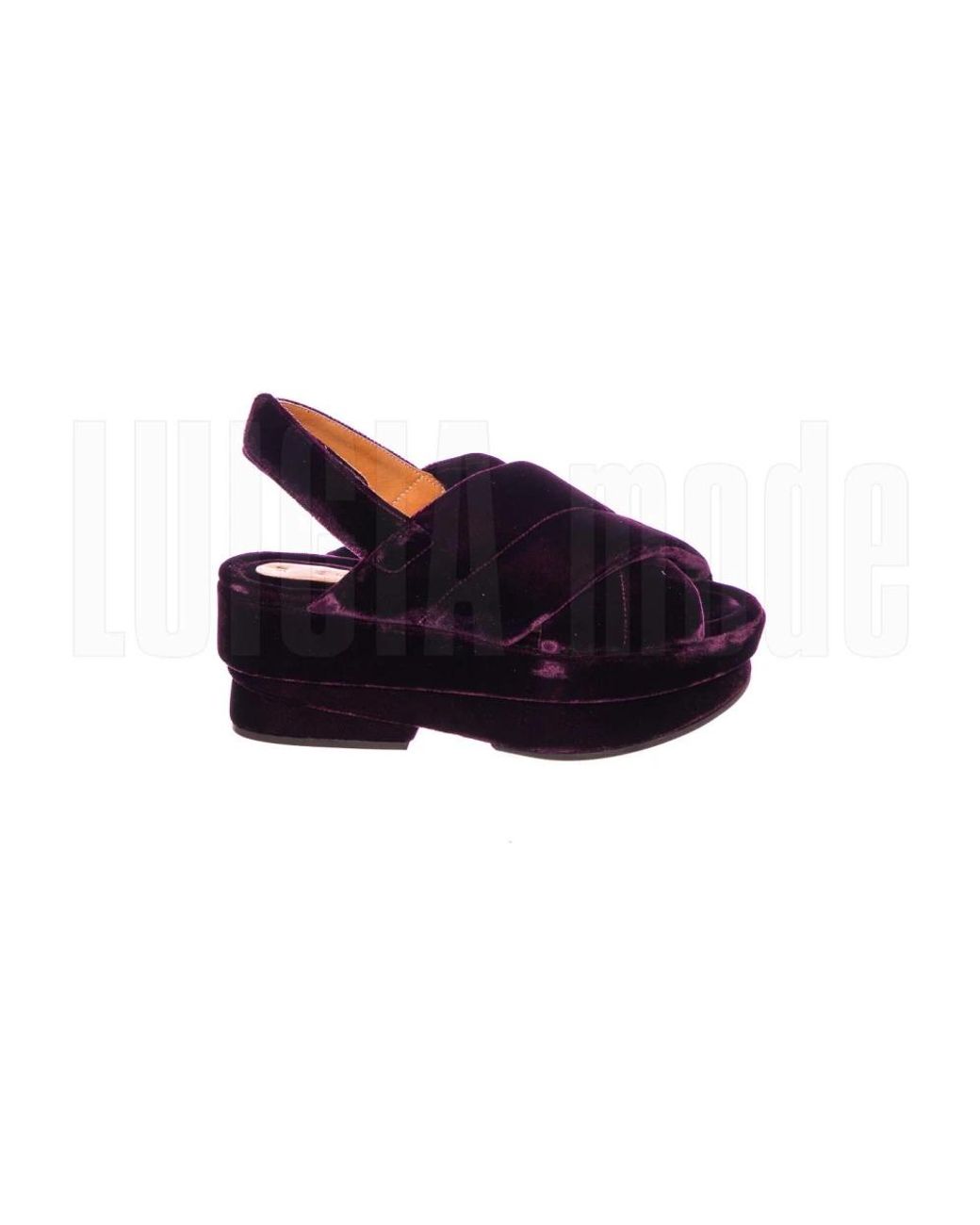 Chie Mihara Blue Flat Sandals