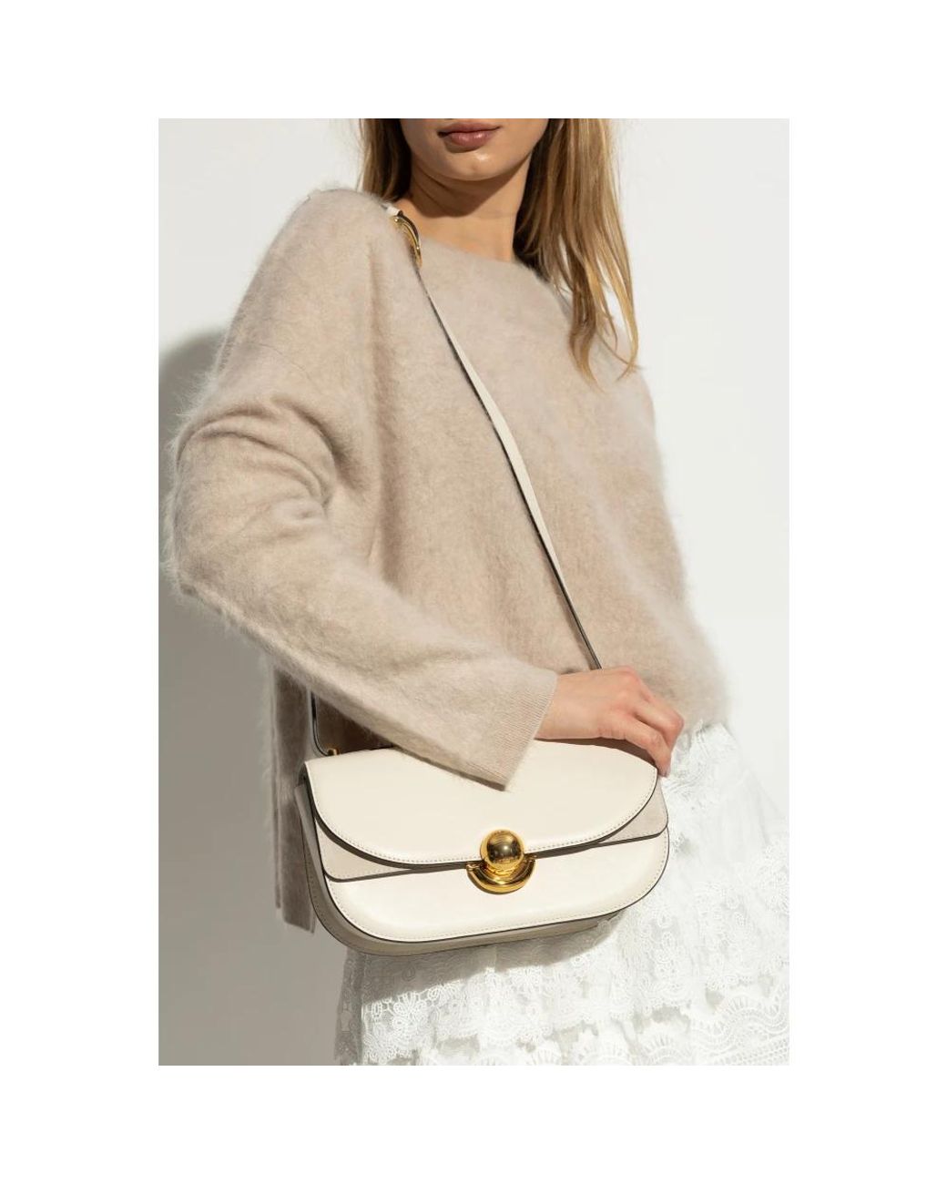 Furla White Shoulder Bags