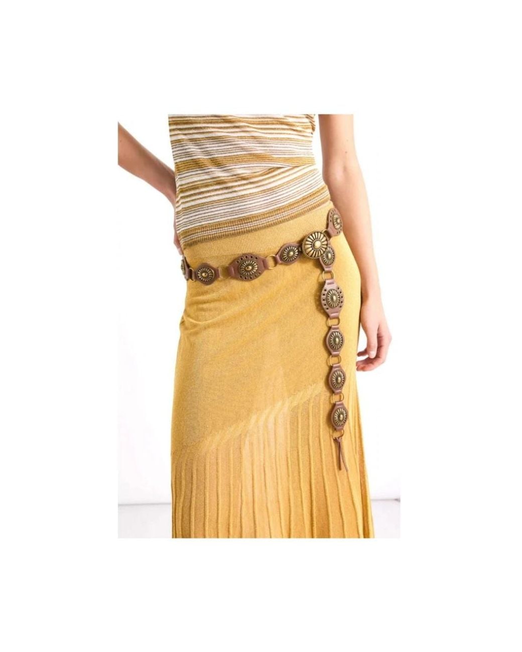 Marella Metallic Belts