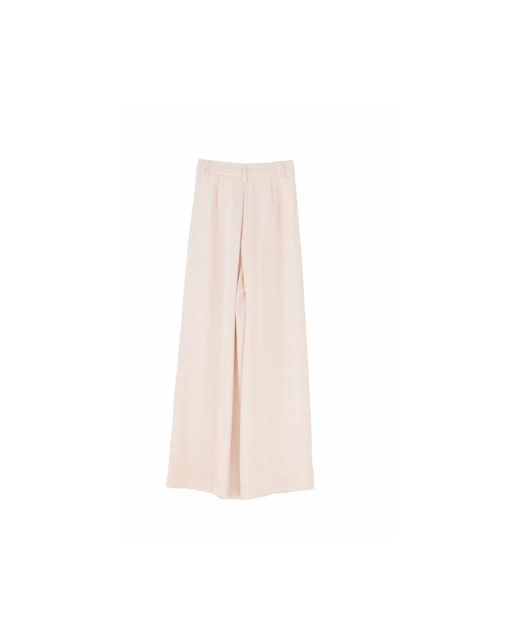 Fracomina Natural Wide Trousers