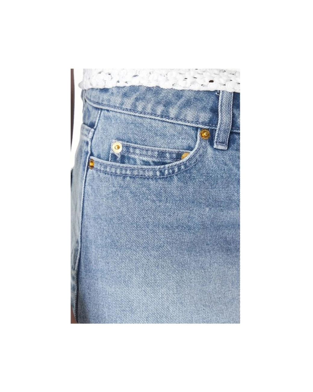 Michael Kors Blue Denim Shorts