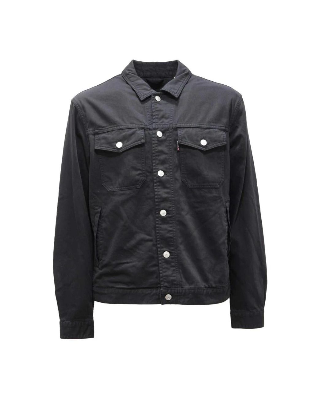 Schott Nyc Jassen ,Zwart ,Denim Vintage Usmc Denim Jacket in het Black voor heren