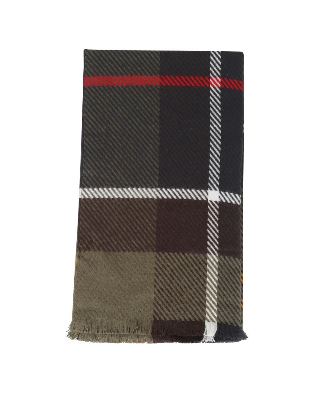 Barbour Black Winter Scarves