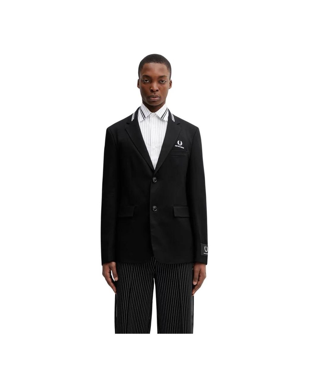 Fred Perry Freizeit-Blazer in Black für Herren