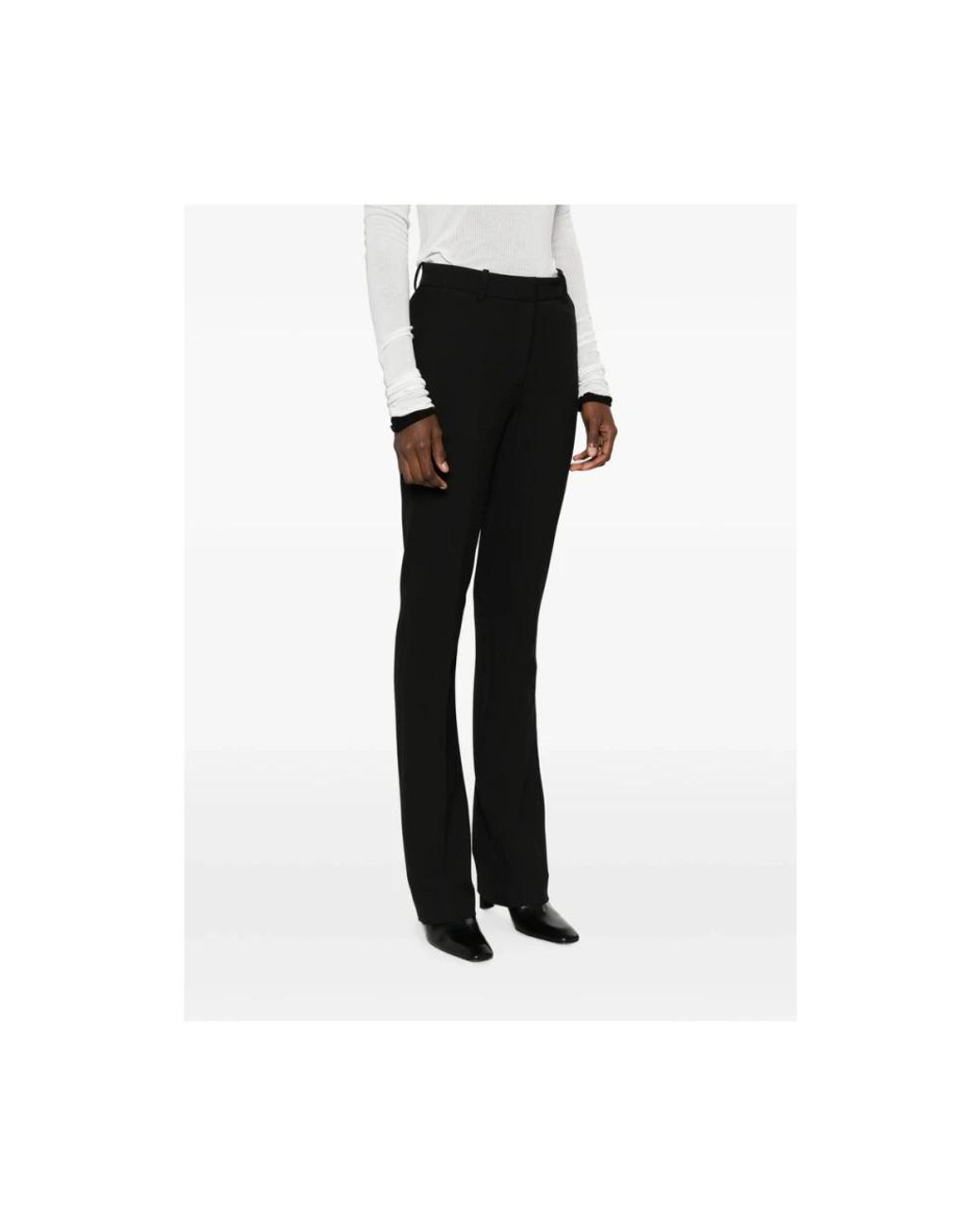Wide Trousers IRO de color Black