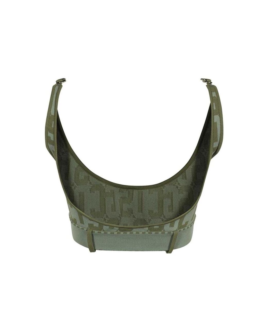 Gcds Green Sleeveless Tops