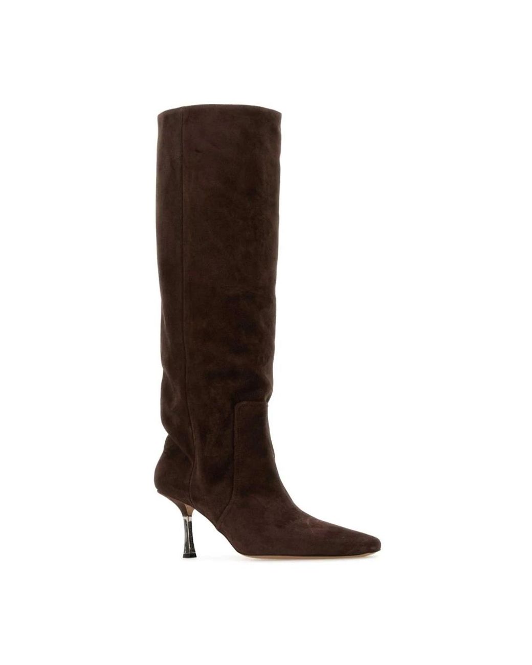Paris Texas Brown Heeled Boots