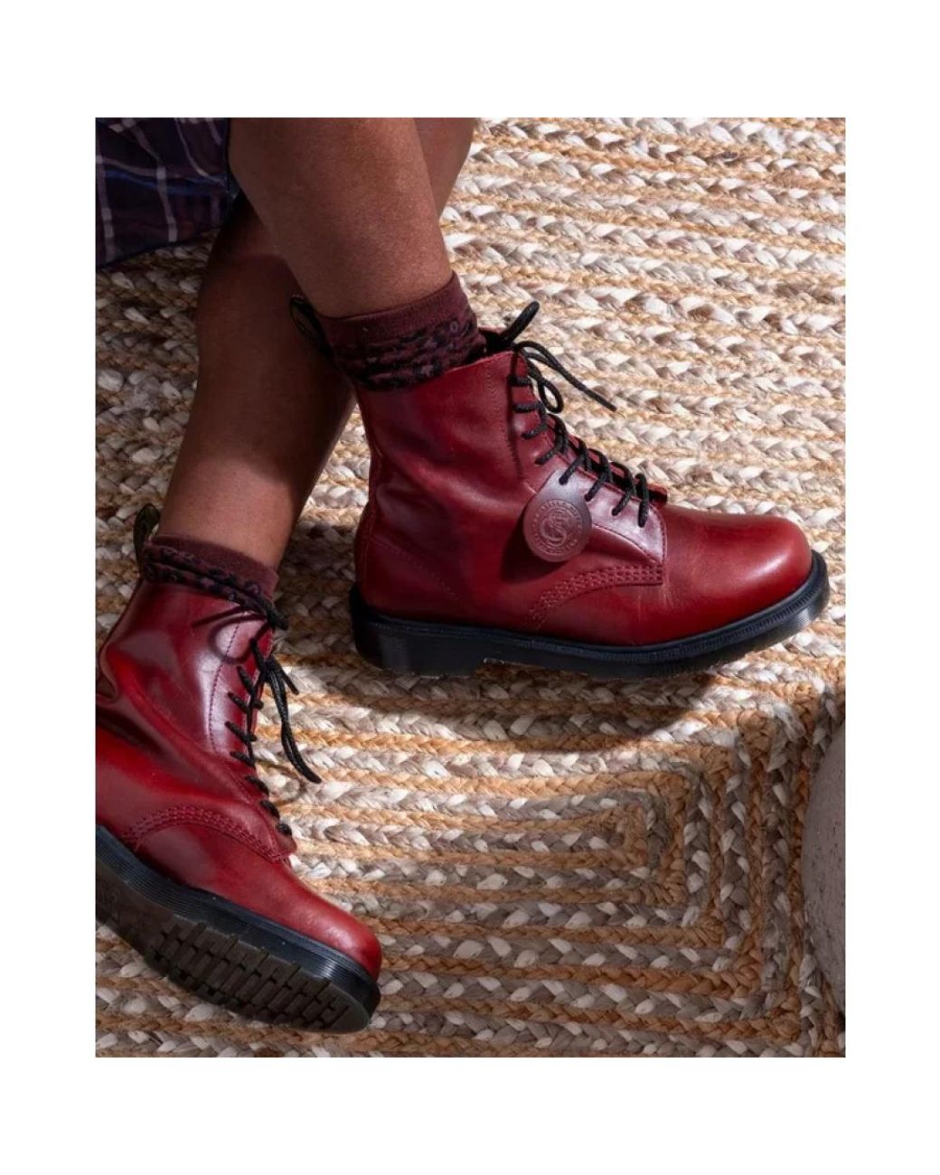 Dr. Martens Brown Lace-Up Boots for men
