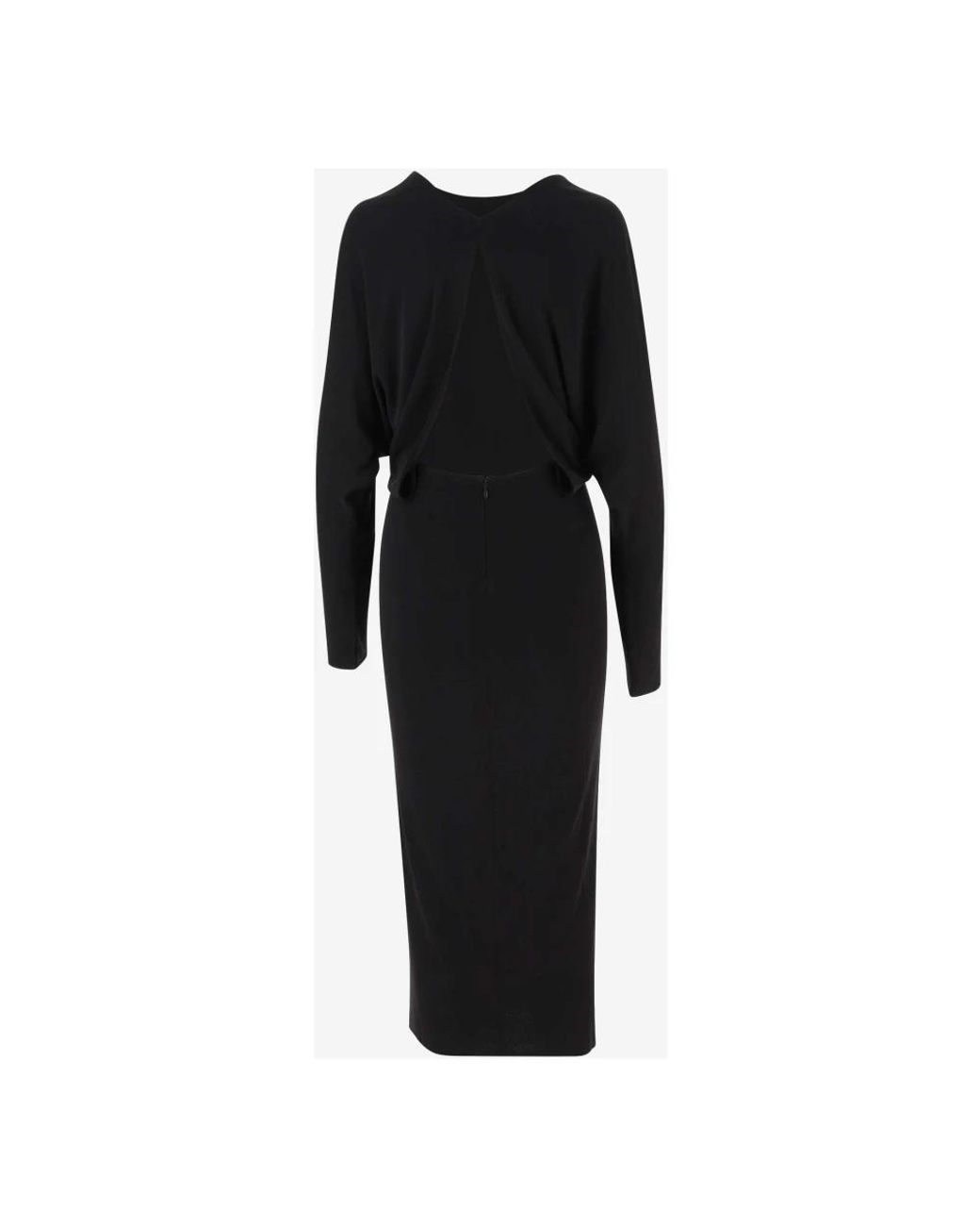 Khaite Black Maxi Dresses