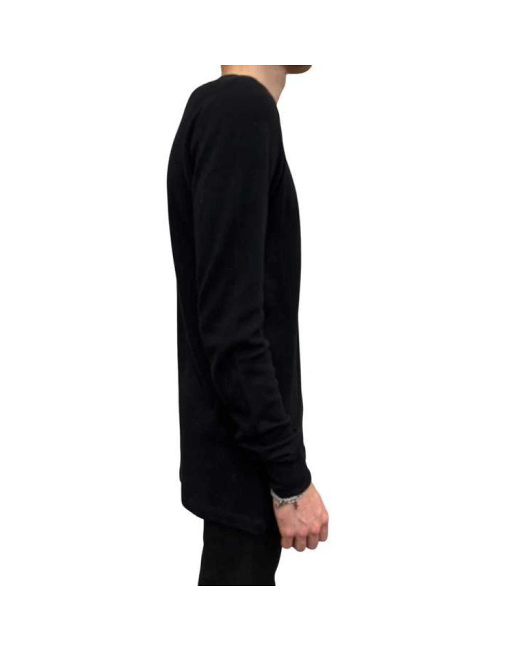 Rick Owens Black Long Sleeve T-Shirts for men