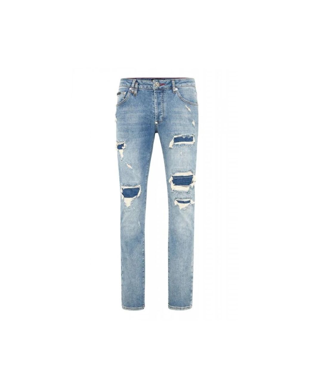 Philipp Plein Blue Slim Fit Jeans for men