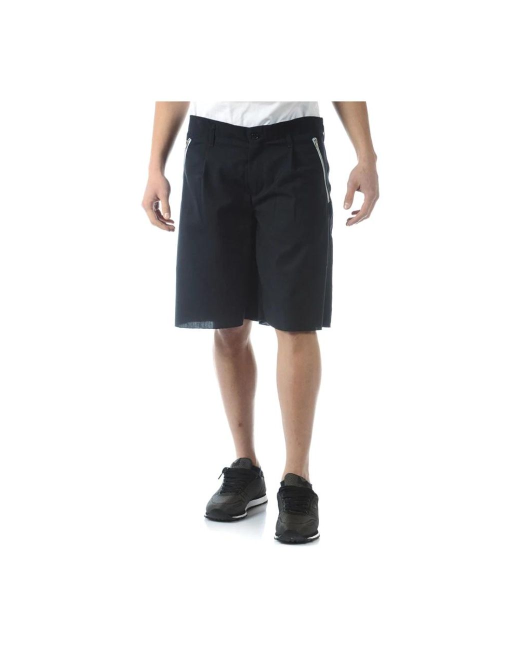 Daniele Alessandrini Black Casual Shorts for men