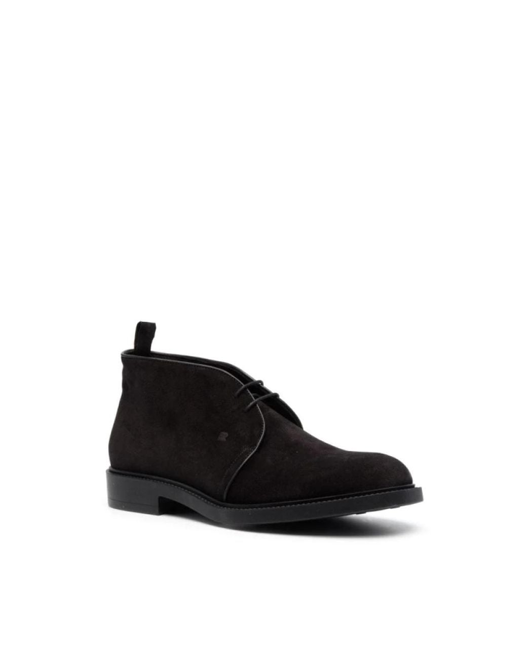 Fratelli Rossetti Black Lace-Up Boots for men