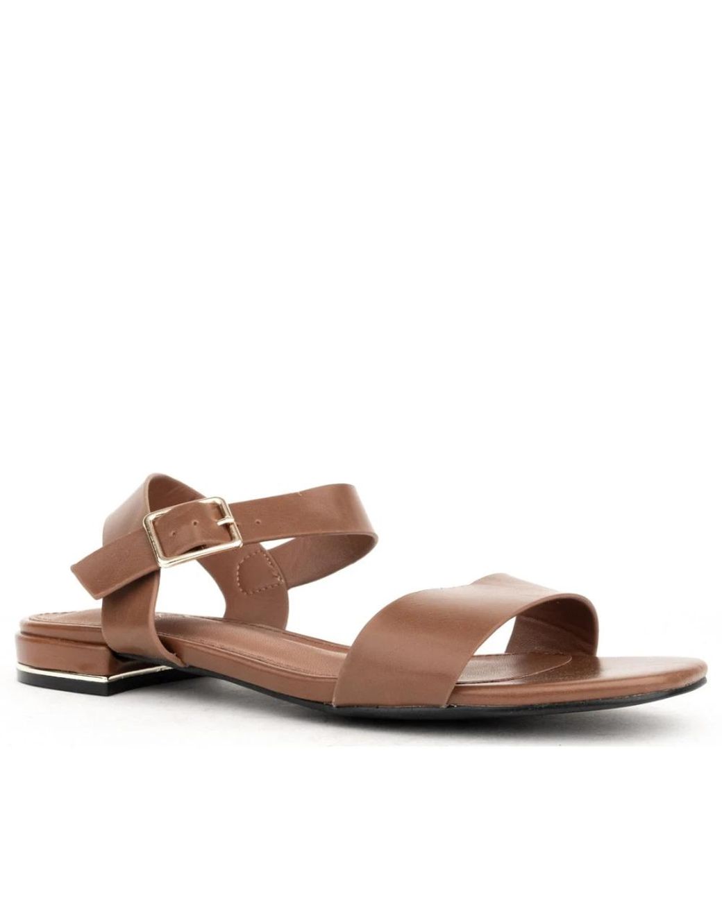 Stella York Brown Flat Sandals