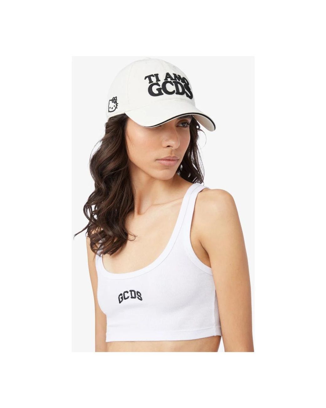 Caps Gcds en coloris White