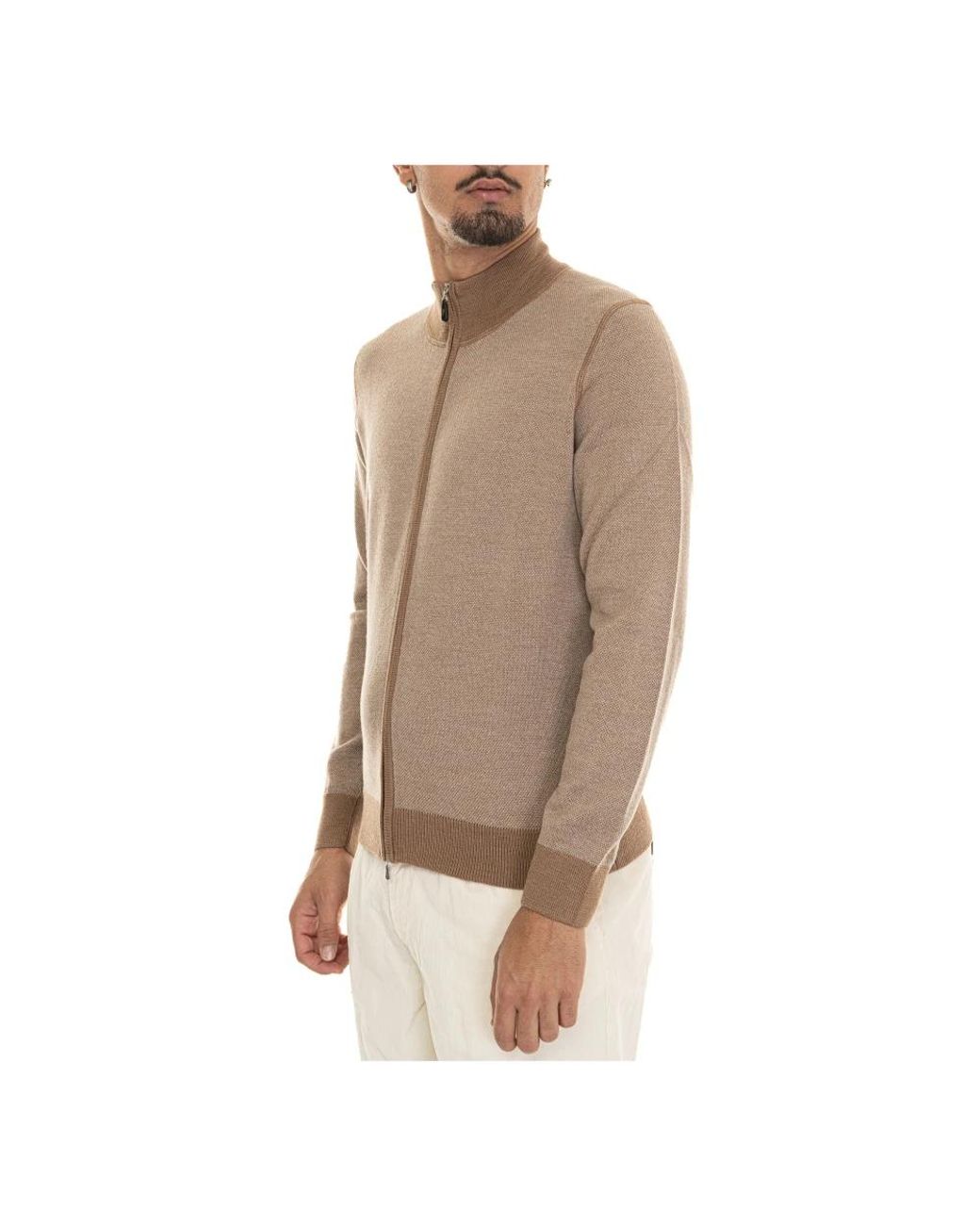 Gran Sasso Brown Cardigans for men