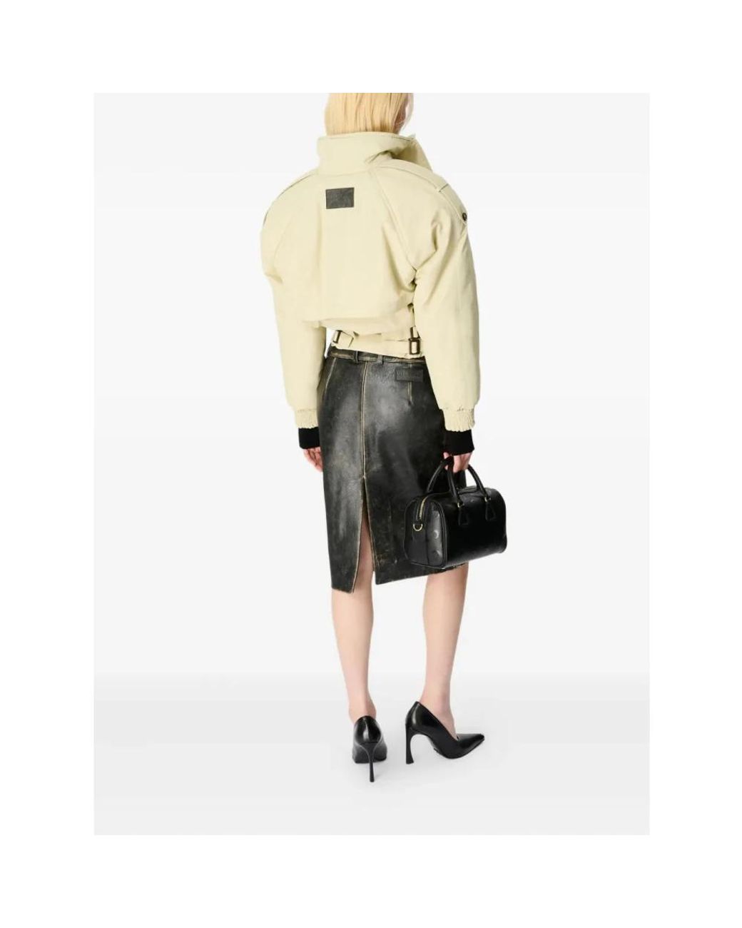 MARINE SERRE Green Bomber Jackets