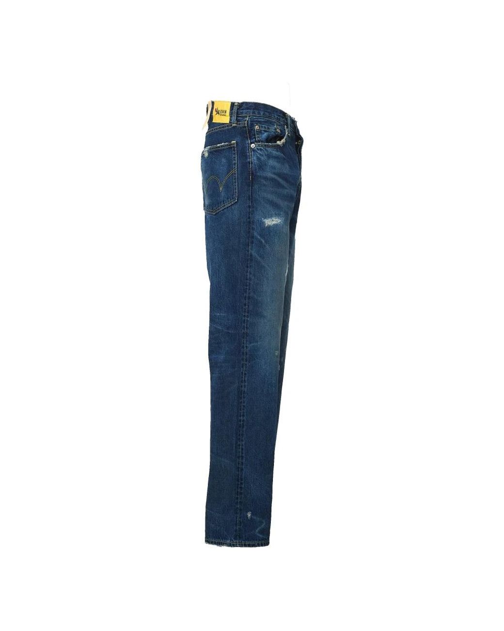 Edwin Blue Loose Fit Jeans for men