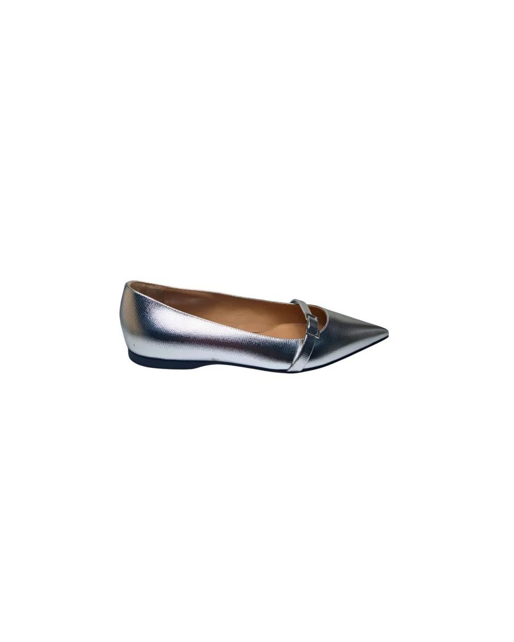 Sergio Rossi Blue Ballerina Shoes