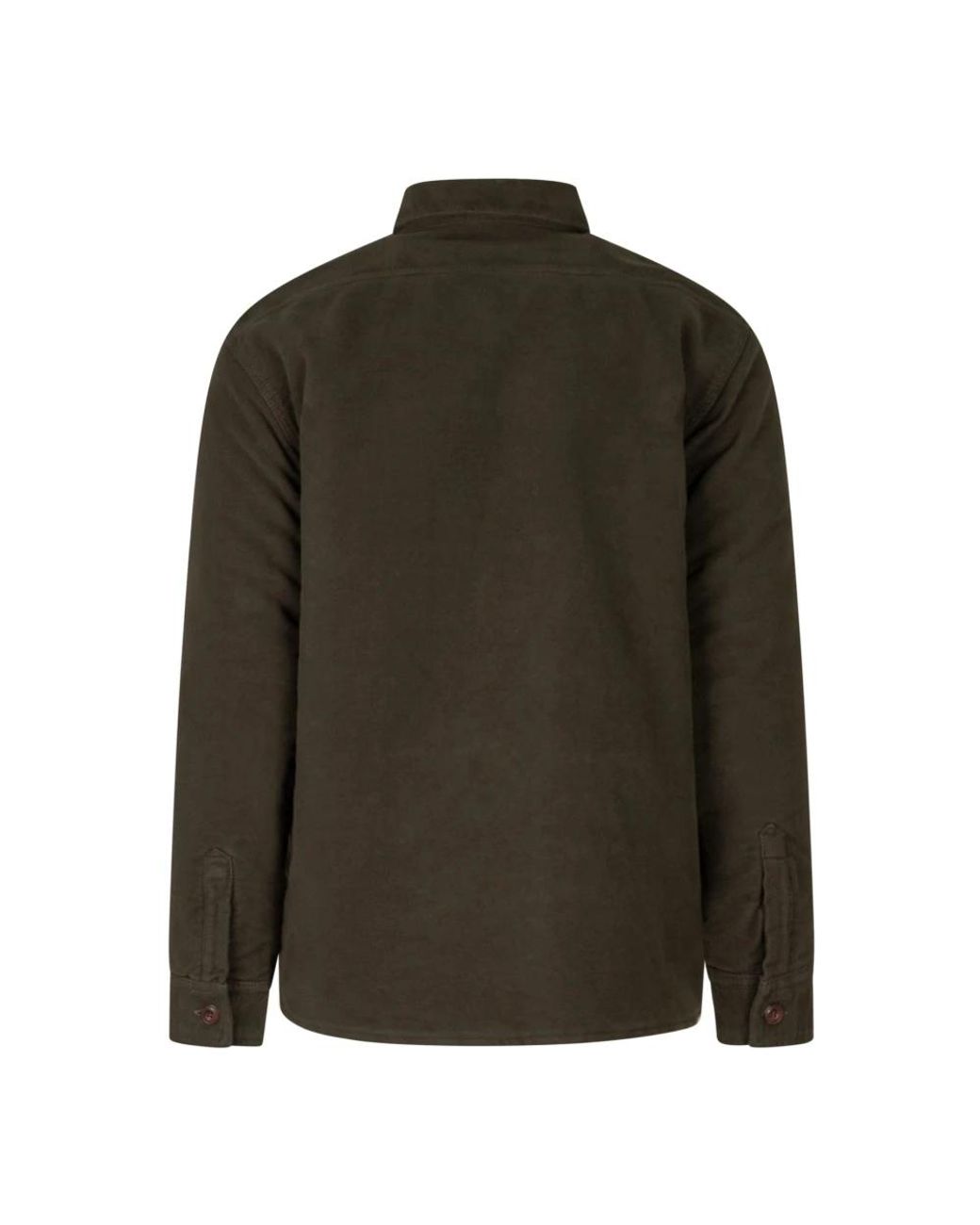 Bl'ker Moleskine Shirt Trapunta in Green für Herren