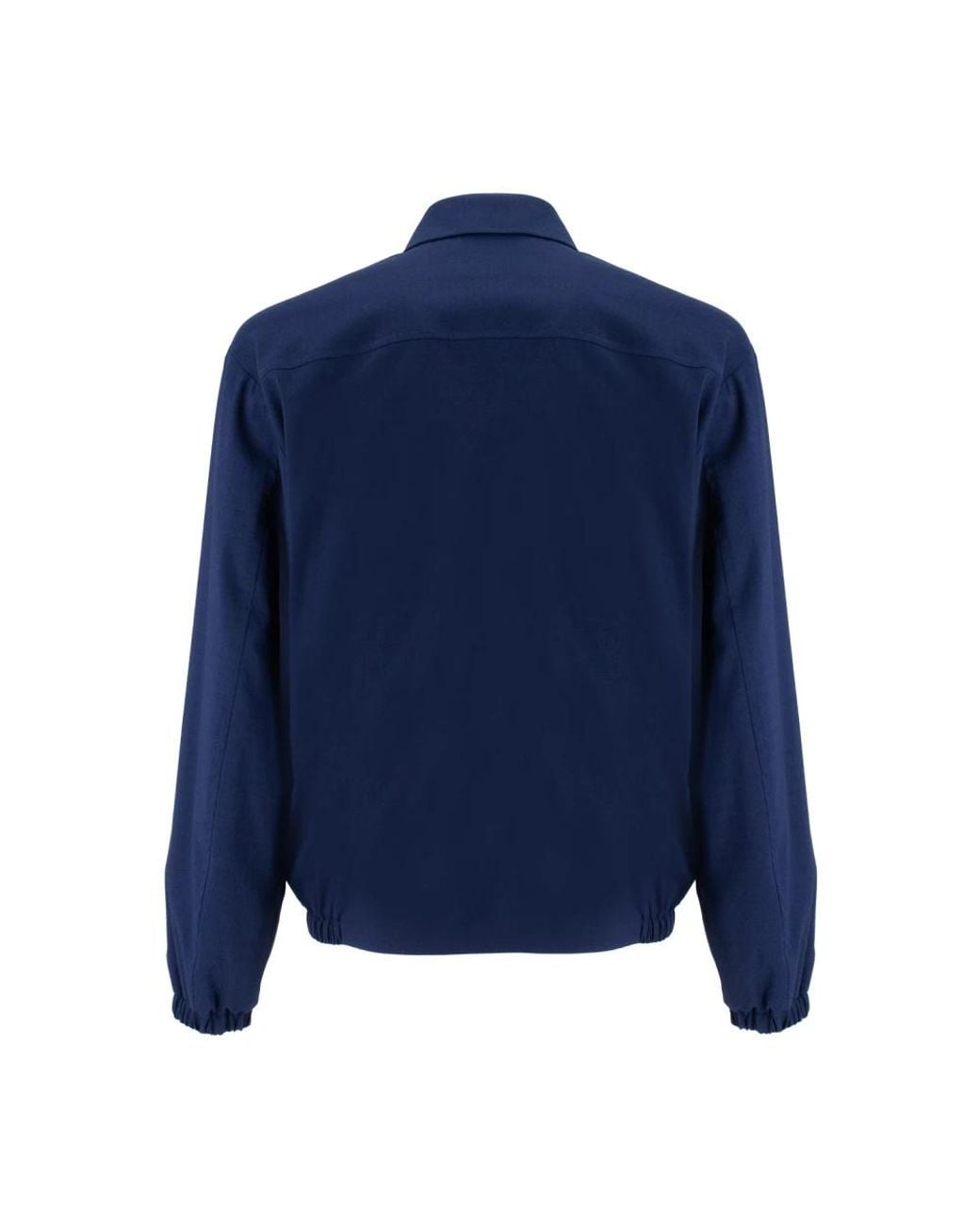 Kiton Jassen ,Blauw ,Wol Klassieke Wolmix Ritsjas in het Blue voor heren