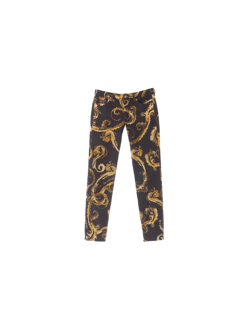 Versace Jeans Couture Black Slim-Fit Trousers