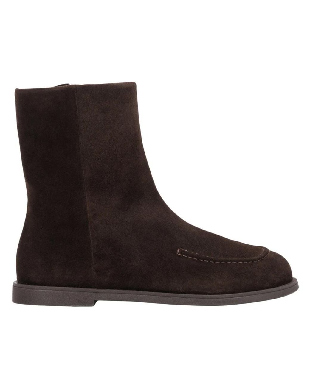 ESTRO Brown Flache Stiefeletten