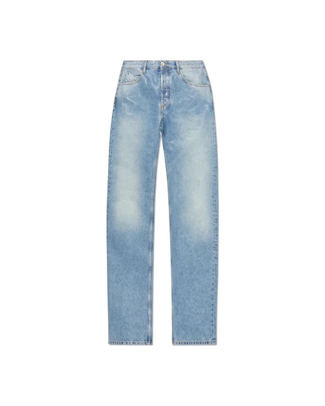 The Attico Blue Straight Fit Jeans