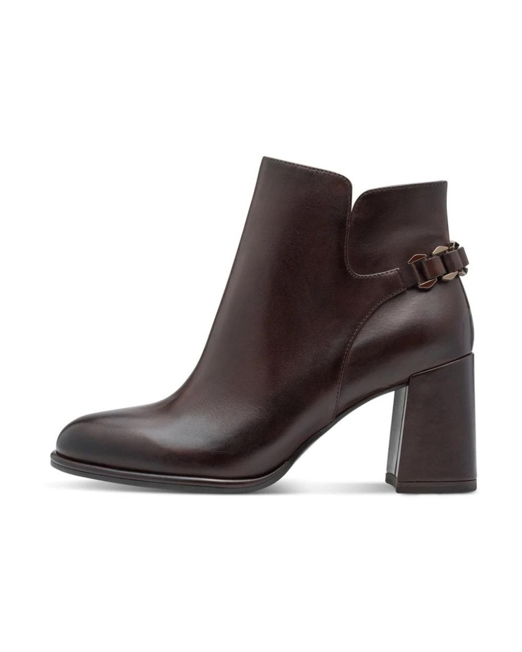 Tamaris Brown Heeled Boots