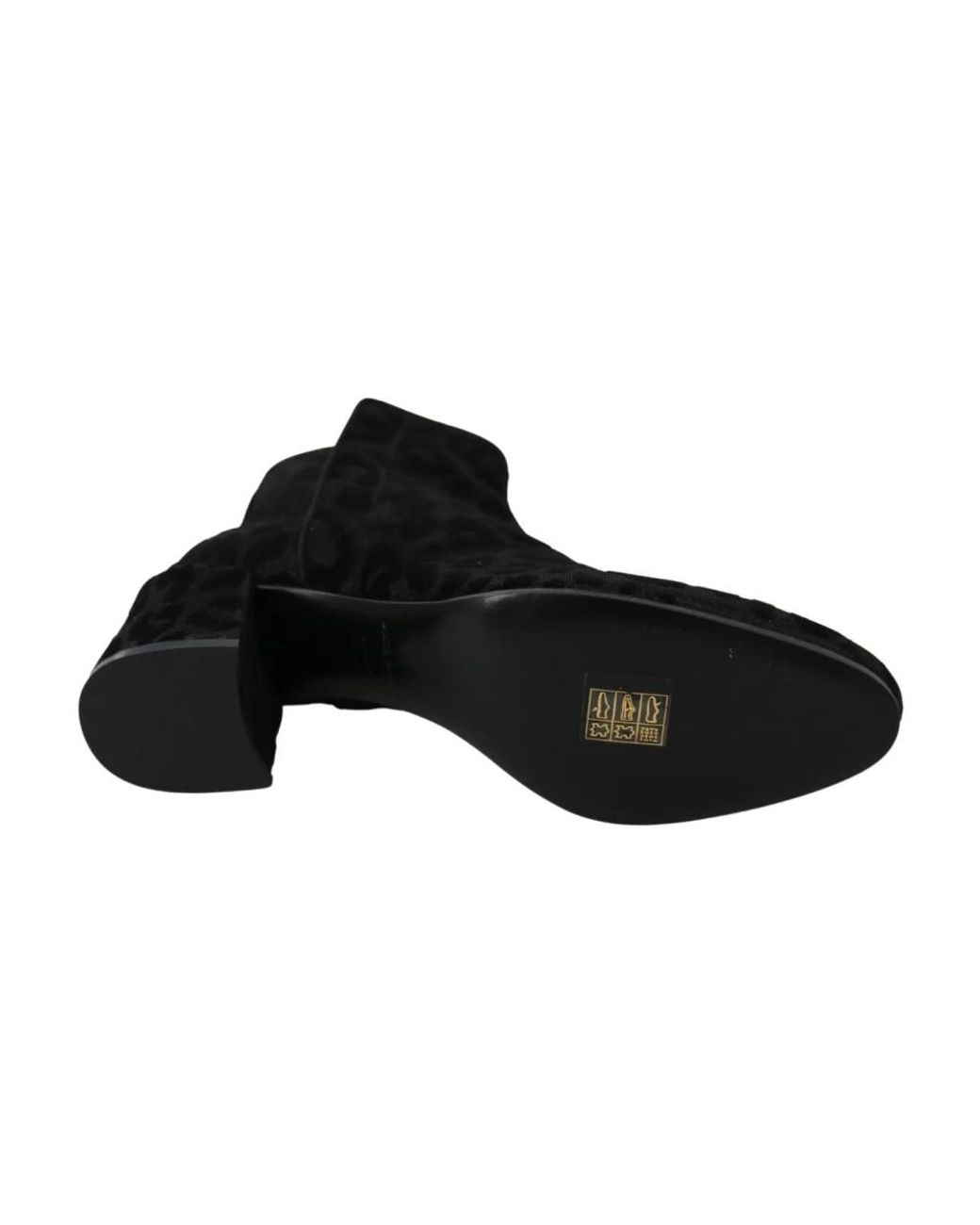 Dolce & Gabbana Black Heeled Boots
