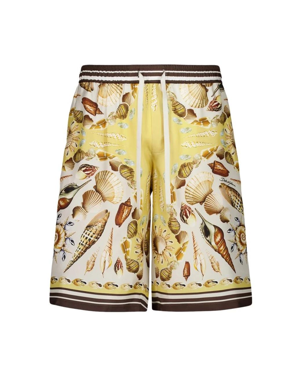Dolce & Gabbana Metallic Casual Shorts for men