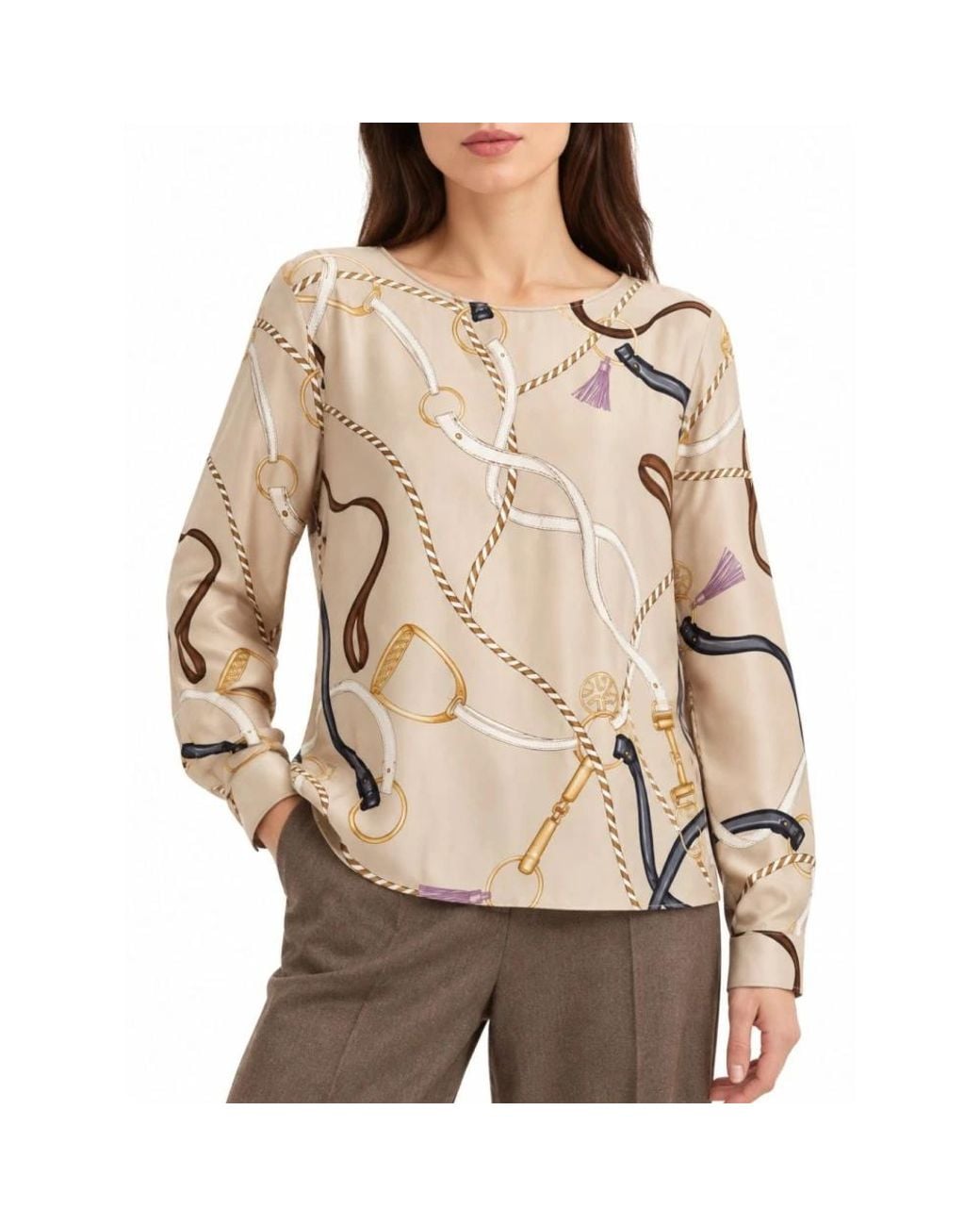 Blouses Marella en coloris Natural