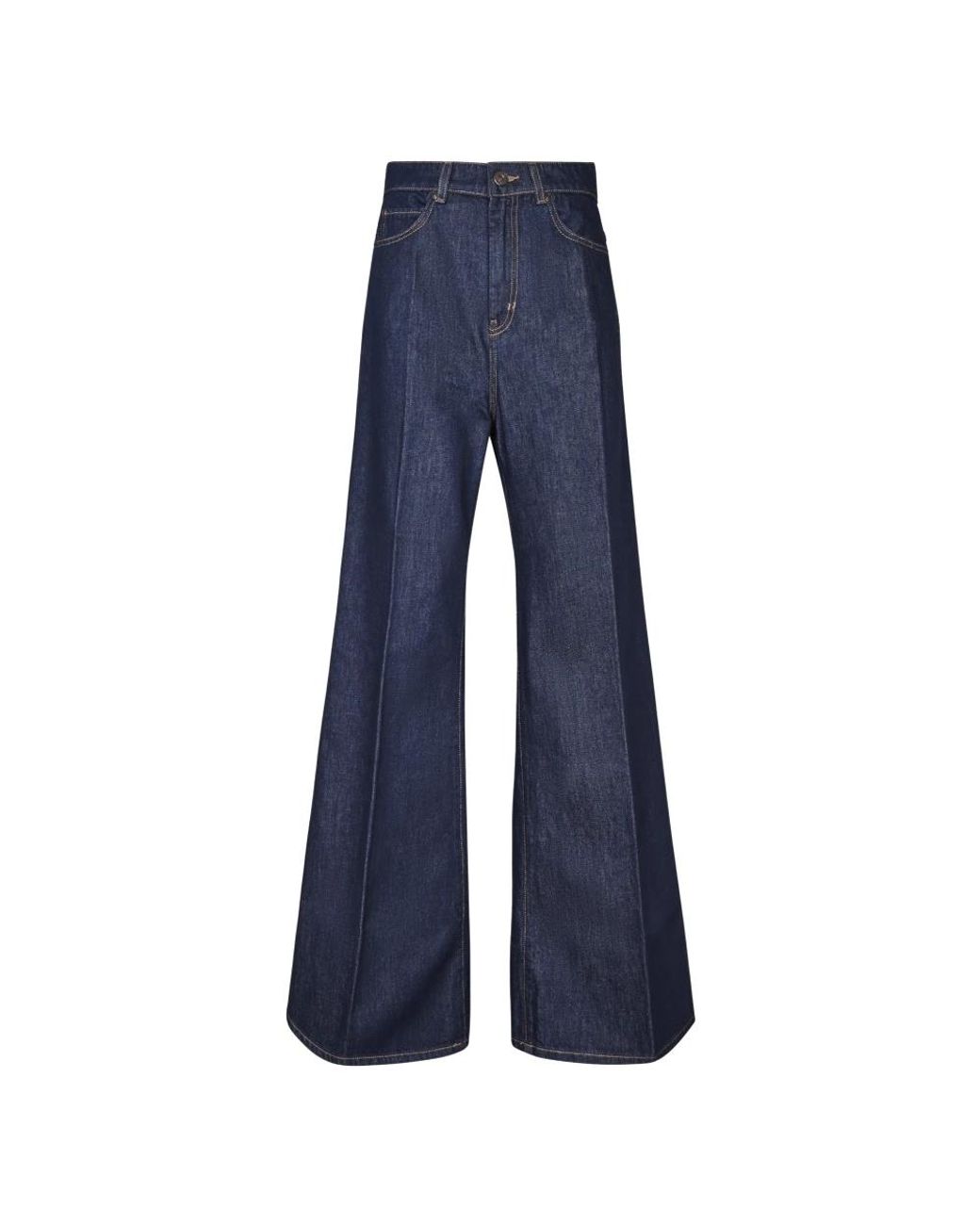 Max Mara Blue Wide Jeans