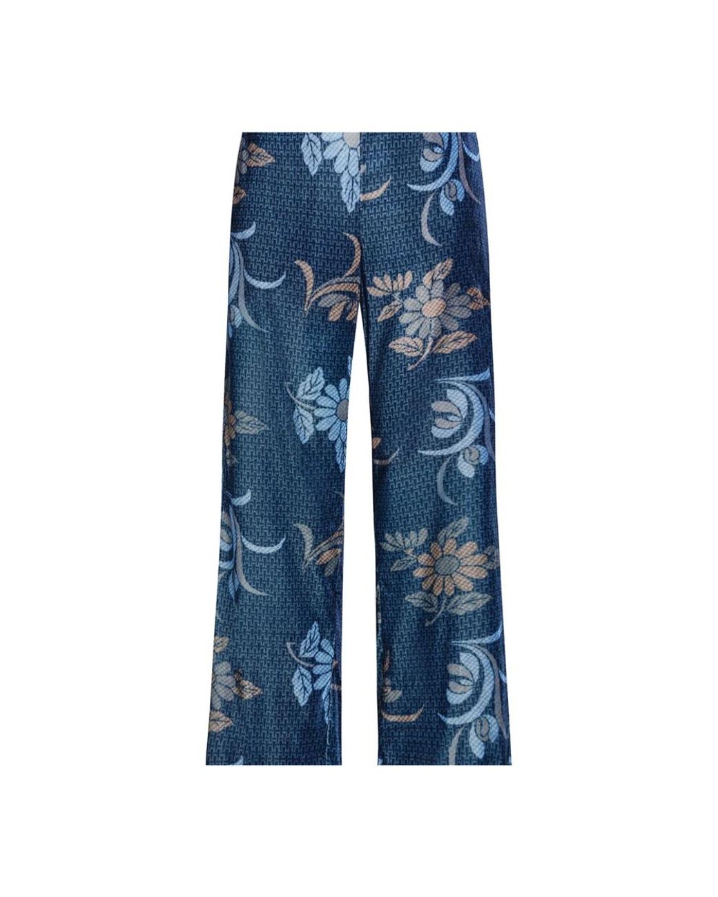 Maliparmi Blue Cropped Trousers