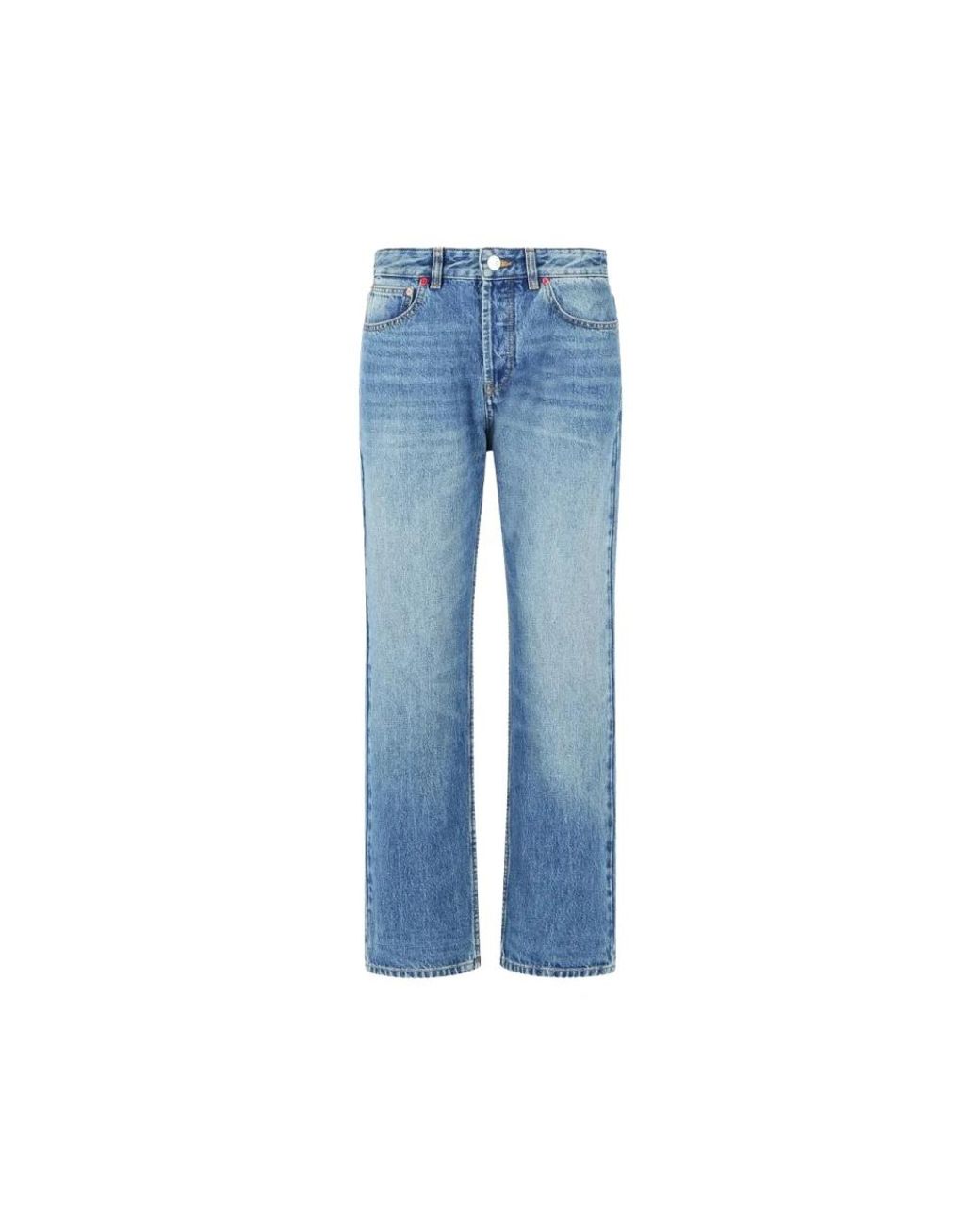Isabel Marant Blue Straight Fit Jeans