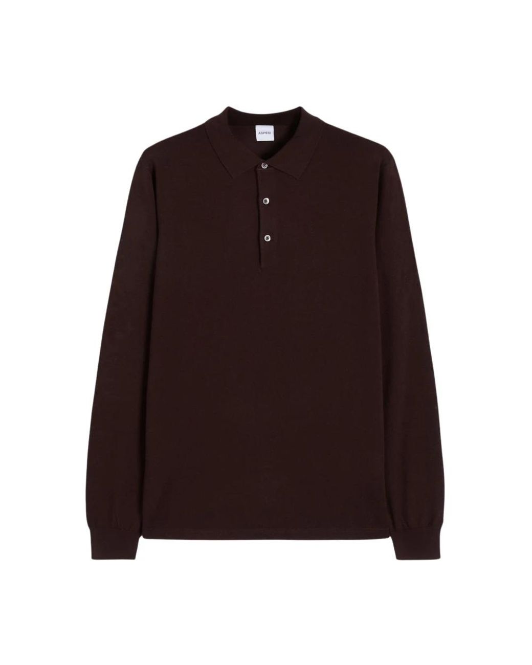 Aspesi Brown Round-Neck Knitwear for men