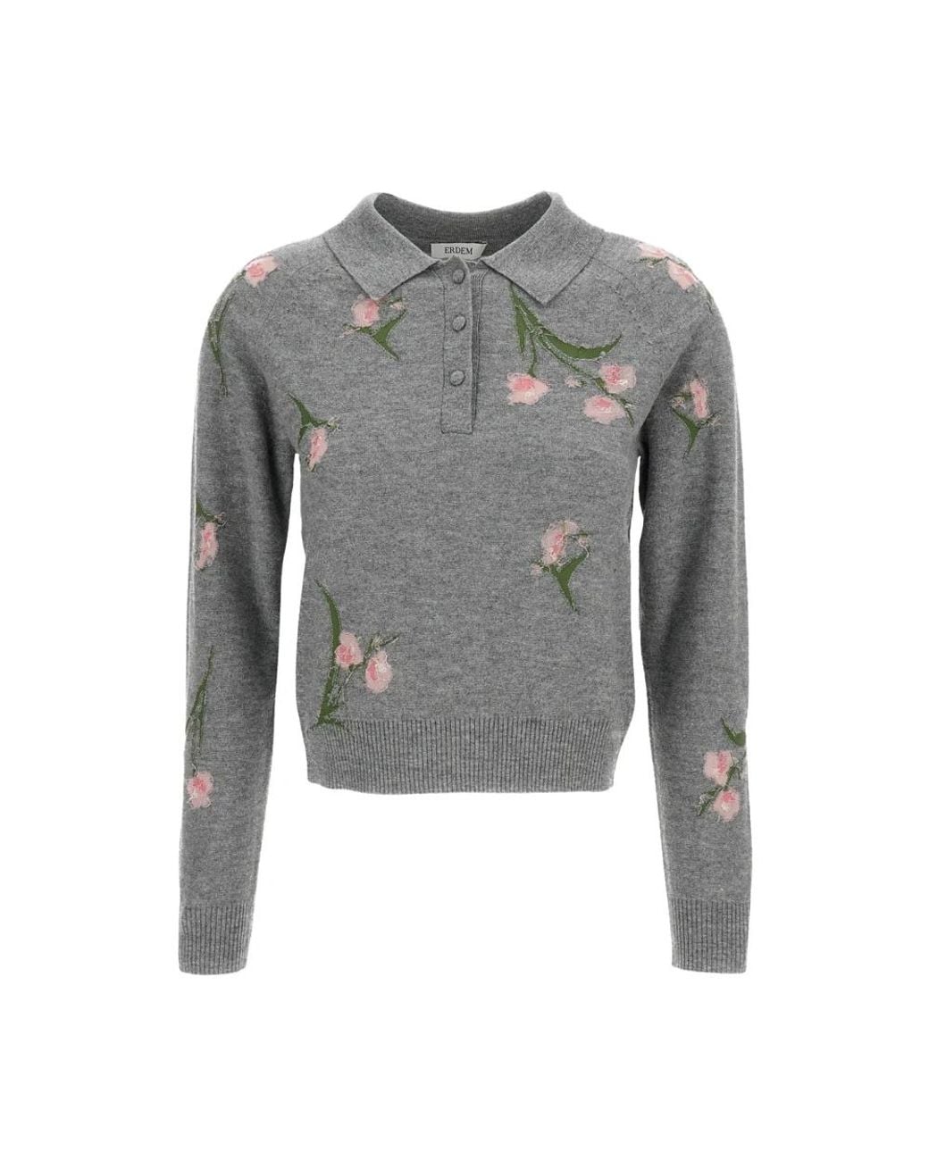 Erdem Gray Polo Shirts