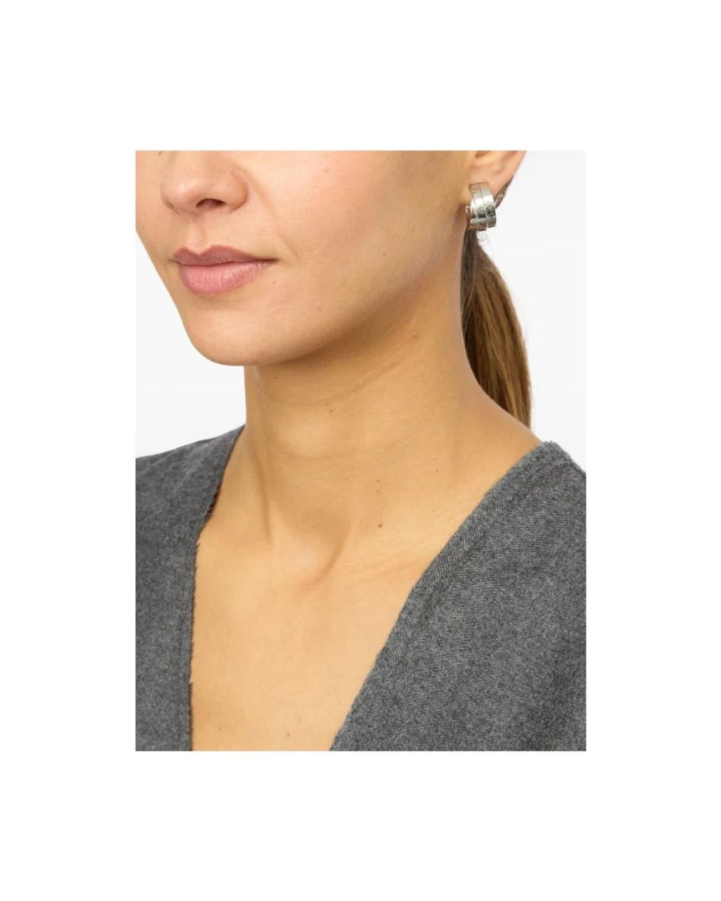 MM6 by Maison Margiela Metallic Earrings