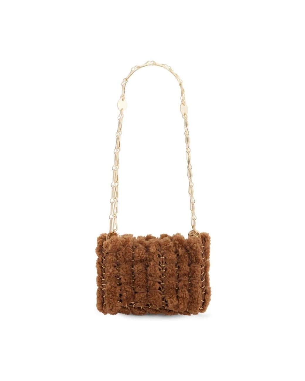 Rabanne Brown Shoulder Bags