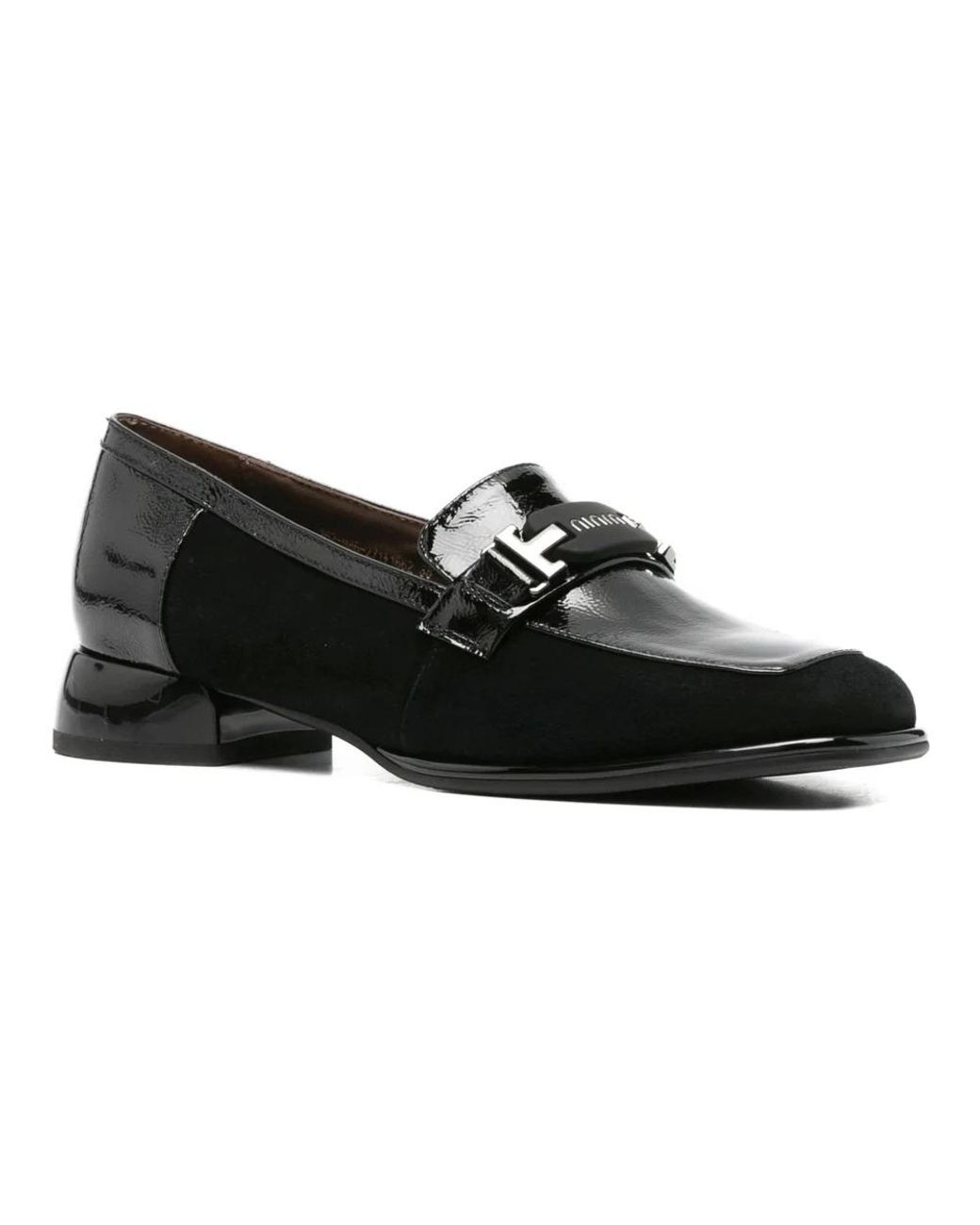 Linda Baumann Black Loafers