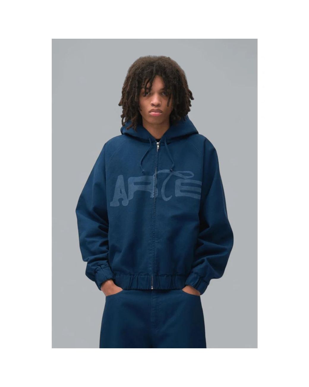 Light Jackets Arte' de hombre de color Blue