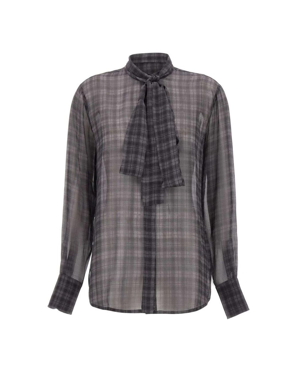 7 For All Mankind Gray Blouses