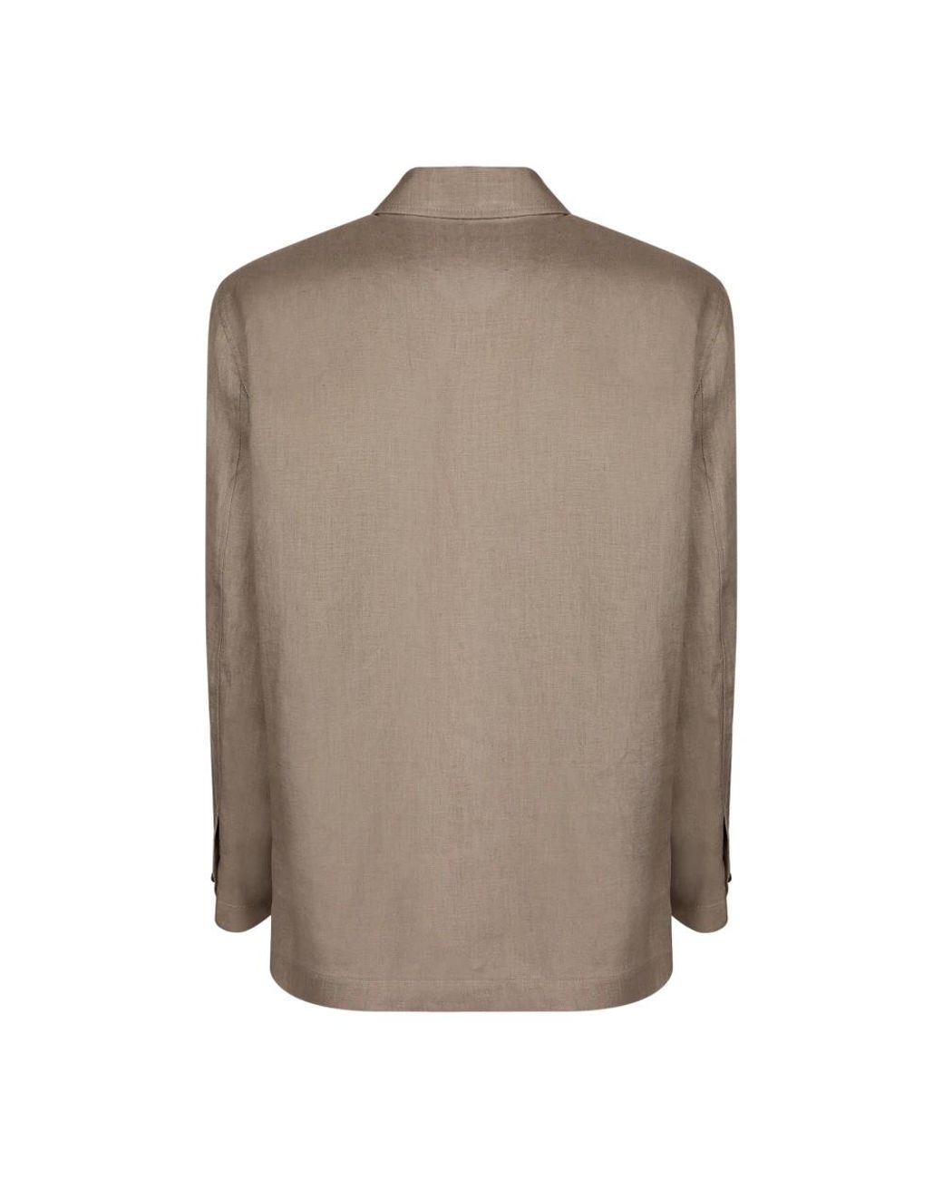 Dell'Oglio Brown Casual Shirts for men